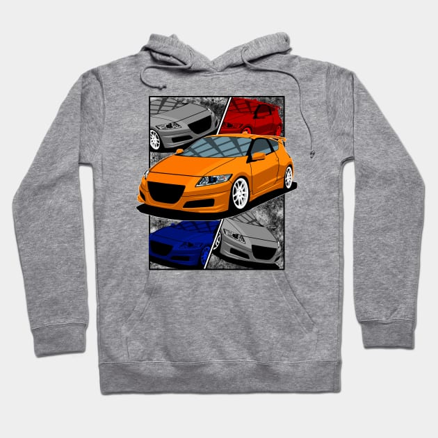 Honda CR-Z Fragment Hoodie by Rebellion Store